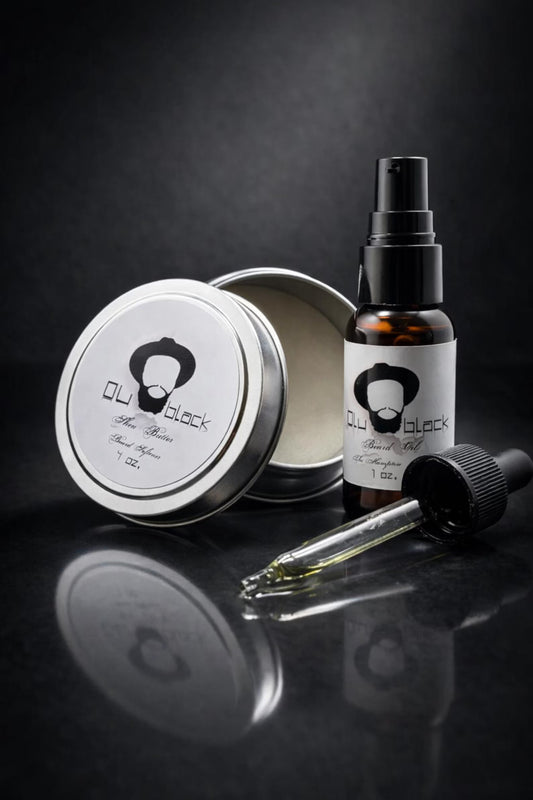 Olublack Beard Oil & Butter Set