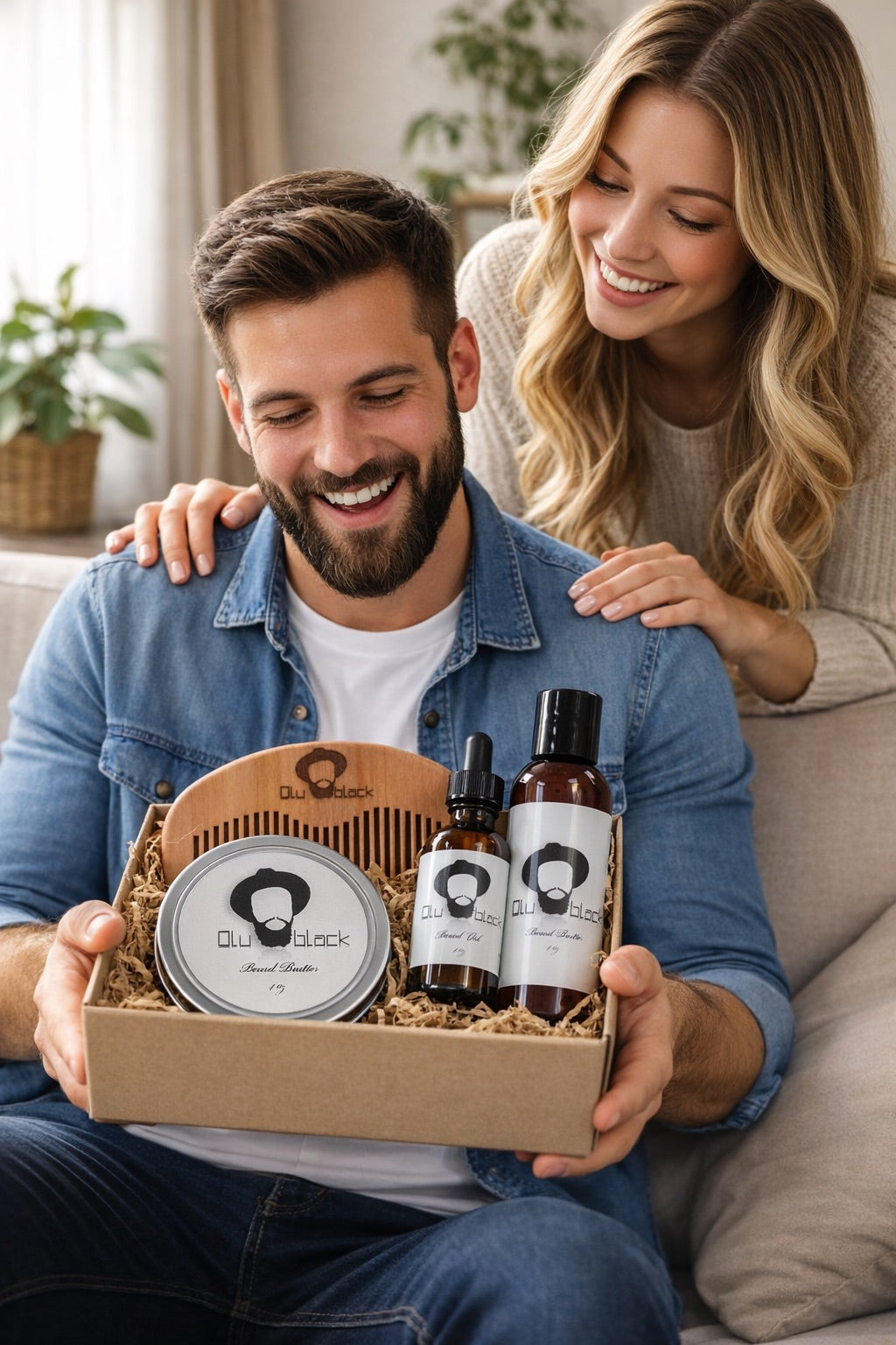 The Olublack Experience Beard Care Set