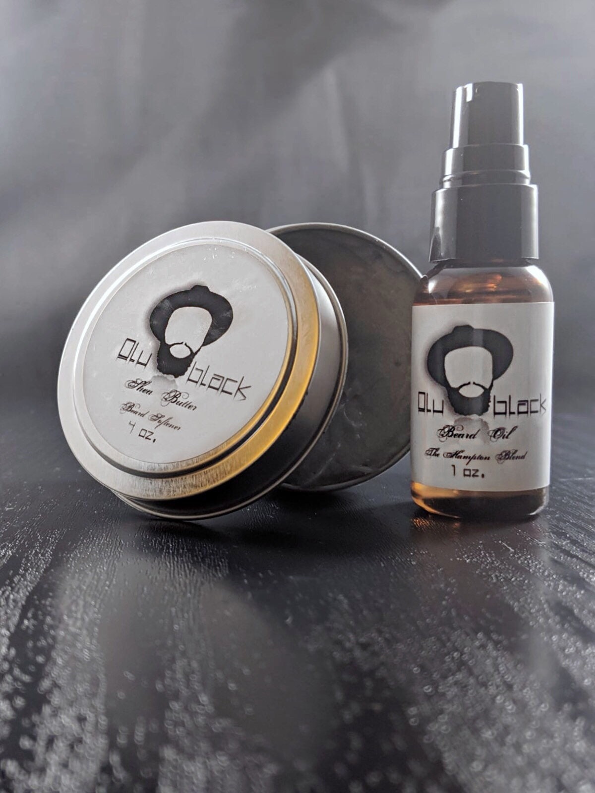 Olublack Beard Oil & Butter Set