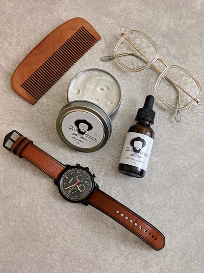 Olublack Beard Oil & Butter Set